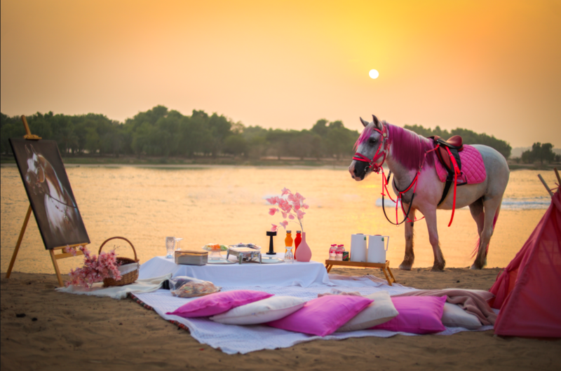 Horse riding + Picnic by the beach 